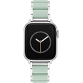 Anne Klein Silicone Fashion Bracelet for Apple Watch, Secure, Adjustable, Apple Watch Replacement Band, Fits Most Wrists