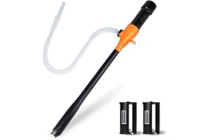 GEXIHODIE Fuel Transfer Pump, Battery Powered Electric Siphon Pump for Gasoline, Diesel, Water Transfer - Universal Fit Battery Operated Gas Can Pump, Oil Extractor