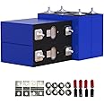 SaiJiaoYang 4PCS Hithium 3.2V 280Ah Lifepo4 Cells, 10000 Deep Cycle Lithium Iron Phosphate Replacement Battery Grade A Lifepo4 Cells Rechargeable Perfect for Boat, RV, Golf,Off-Grid