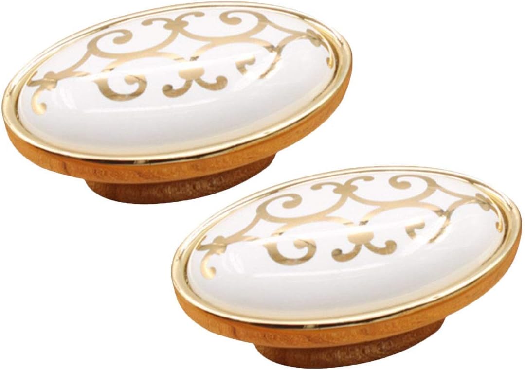 2 Piezas de Porcelana de Estilo Moderno para Puerta de Dormitorio