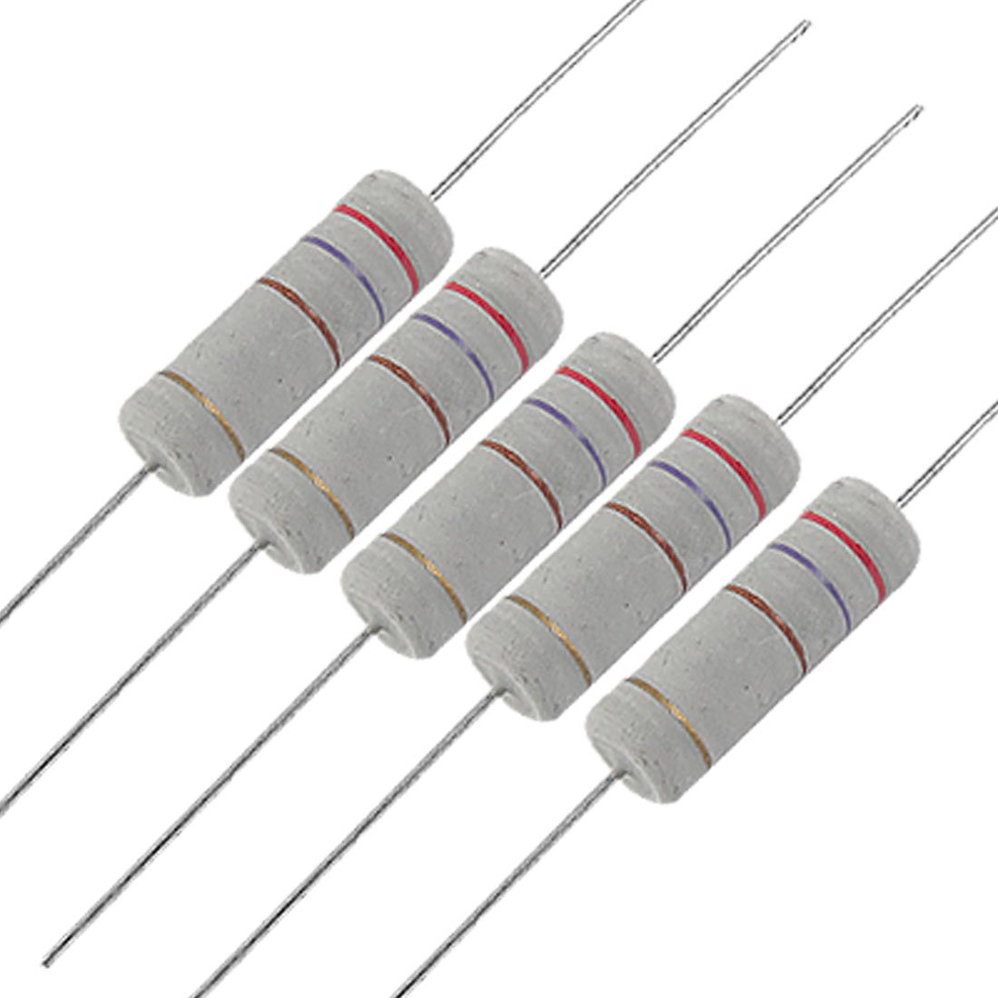 sourcingmap 10 x 5W 700V 270ohm Axial Lead Metal Oxide Film Resistors