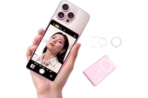 CP5 Lite II Selfie Monitor Screen for iPhone & Android Magnetic Phone Vlog Selfie Monitor Screen 1080P Wireless Recording for