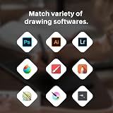 HUION Inspiroy H640P Drawing Tablet with Battery-Free PW100 Stylus 8192 Levels view 8