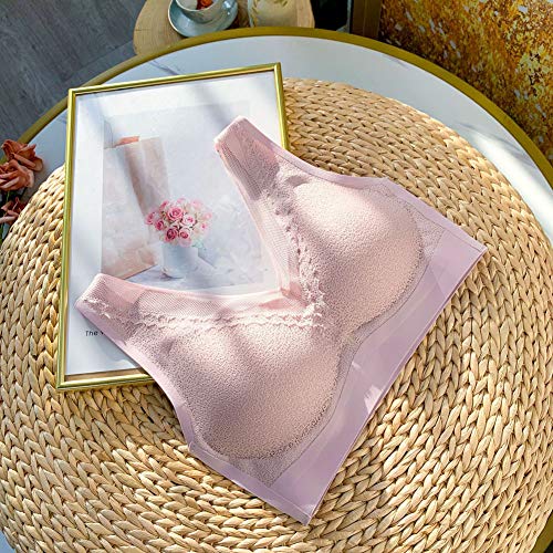 Monkys Kant Plus Size Draad Gratis Comfort Katoen BH Volledige Cover BH Kant Ademend Ondergoed Naadloos voor Sport Yoga… - Image 7