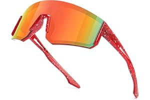 SEKKAF Youth Baseball Sunglasses for Boys Girls Age 6-12 Softball Cycling Sports Sunglasses for Kids Lightweight Frame