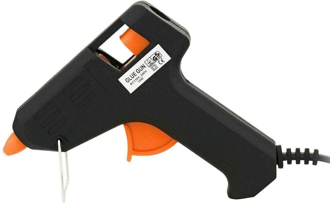 Glue Gun Mini Hot Melt Trigger Electric Adhesive DIY Crafts 10 Free Glue Sticks 10Watt, Black - Image 4
