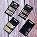 96 Count Bobby Pins - Hair Care High-Grade Clip, Multicolors Hairpin for Girls and Women, Black, Gold, Red Wine and Light Gray Gold