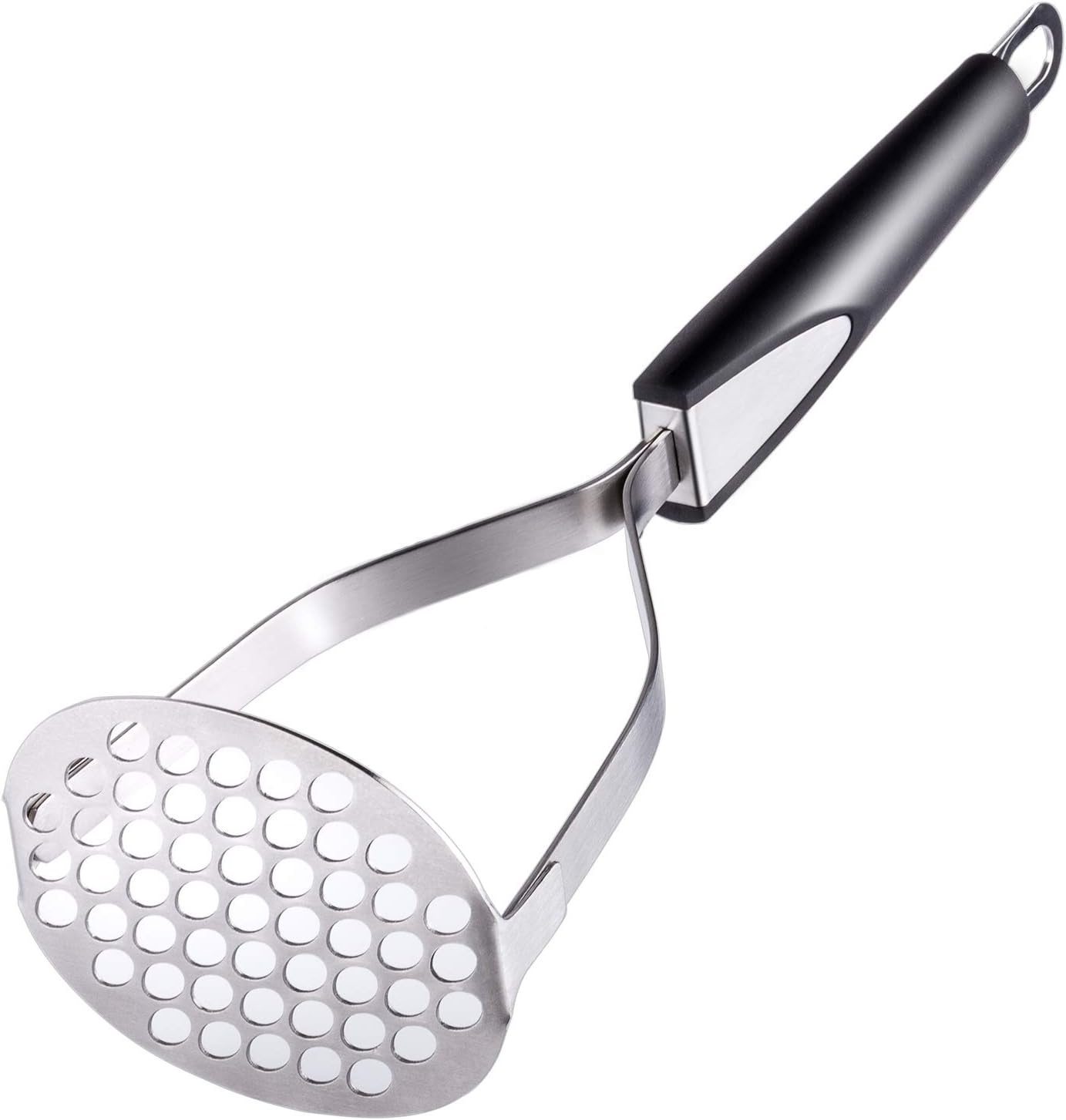 Potato Masher, McoMce Potato Masher Stainless Steel with Smooth Anti-Slip Grip, Masher for Pressing Bean, Vegetable, Fruits and Baby Food, Sturdy & Easy to Use Kitchen Gadget Potato Masher(11 Inches)