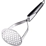 Potato Masher, McoMce Potato Masher Stainless Steel with Smooth Anti-Slip Grip, Masher for Pressing Bean, Vegetable, Fruits a