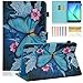 Dteck Case for Samsung Galaxy Tab A 10.1 SM-T580 (2016 Model), Slim Lightweight Stand Smart Case Cover with Auto Sleep/Wake Function for Samsung Tab A 10.1 (NO S Pen Version), Pink Flower&Butterfly