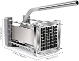 Sopito Potato Cutter Chip Cutter Stainless Steel 1/2 Inch Blades view 3