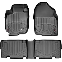 WeatherTech W285 All-Weather Floor Mats - 1st Row Front - Black - Made In USA