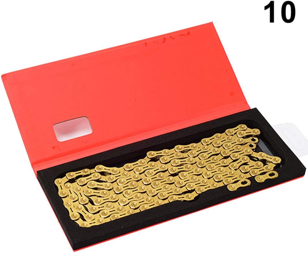 Doublele 10 11 Speeds Bicycle Chain Gold Hollow Road Bike Chain for Shimano for Campanolo