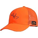 EDTREK Performance Hunting Hat Fishing Cap - Oversized XXL Big Head's Camo and Blaze Orange Hat