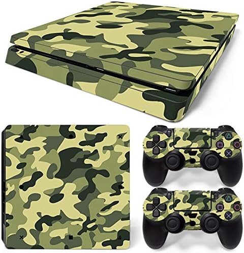 ModFreakz® Console/Controller Vinyl Skin Set - Light Jungle Camo for PS4 Slim