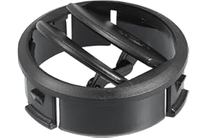 ACROPIX 71mm 69mm Round Black AC Air Condition Vent Outlet Universal for RV Bus Boat Yacht Caravan - Pack of 1