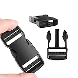 6 Pack 1" Buckle Quick Side Release Buckles Dual
