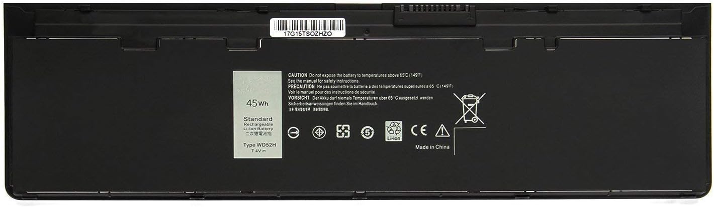WD52H VFV59 Laptop Battery Replacement for Dell Latitude E7240 E7250 Ultrabook Notebook F3G33 KWFFN J31N7 451-BBFW 451-BBFT 451-BBFX 451-BBFY GD076 GVD76 HJ8KP NCVF0 F3G33 W57CV J31N7(7.4V 45Wh) - Image 3