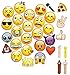 Sudopo MOT Global Emoji Photo Booth Props - 27 Pieces Party Kits Photo Booth Props for Wedding Birthdays Reunions (Diameter Up to 7.87