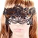 DPIST Masquerade Masks Sexy Lace Eyes Mask for Masquerade Party Fancy Dress Black Plus Bag