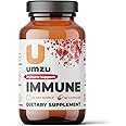 UMZU Immunity Supplement | Natural Energy & Immune System Support with Vitamin C, D, Elderberry, Zinc, Magnesium & Cordyceps (30 Capsules)