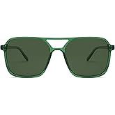 SOJOS Trendy Vintage Aviator Square Sunglasses For Womens Mens Retro 70s UV400 Women Sun Glasses SJ2327