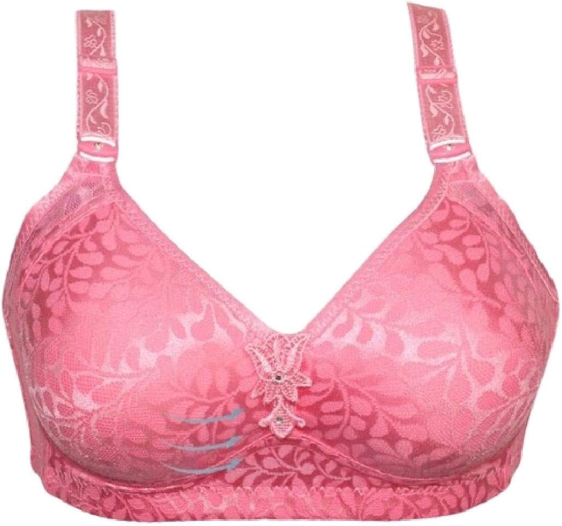OTW Women's No Underwire Support Full Figure Comfy Cotton Plus Size Bra at Amazon Womenâs 