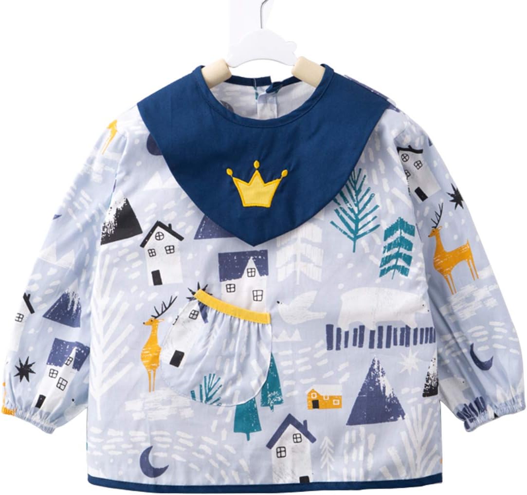 Blouses Et Tabliers Cosprincely Tablier De Peinture Enfant Bebe Bavoir Coton Manches Longues Repas Ecole Maternelle Impermeable Artistes Blouse Jeux Et Jouets Lemoncitylive Com