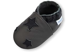 YIHAKIDS Soft Sole Baby Girls Boys Shoes Infant Toddler Leather Moccasins Slippers First Walker Crib Shoes Unisex