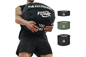 Fitarc Sandbag Workout Bag, Sand Bags for Weight Training, Sandbag for Fitness and Strength Training, Cross-Training & Exercise, Workouts Equipment Sand Not Included