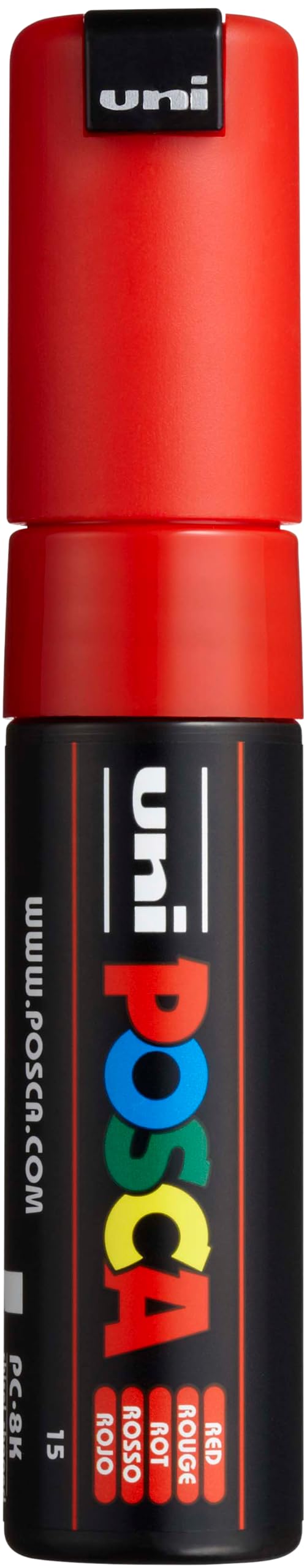Uni-Ball Posca Broad Chisel Tip Marker - Red