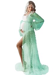 Pearl Maternity Photoshoot Dresses Long Sleeve