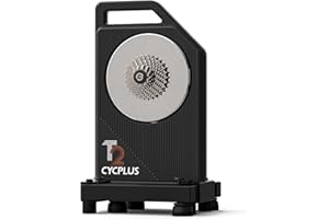 CycplusBike Resistance Trainer with Precision Control for Realistic Indoor Cycling and Accurate Power Data via App Support