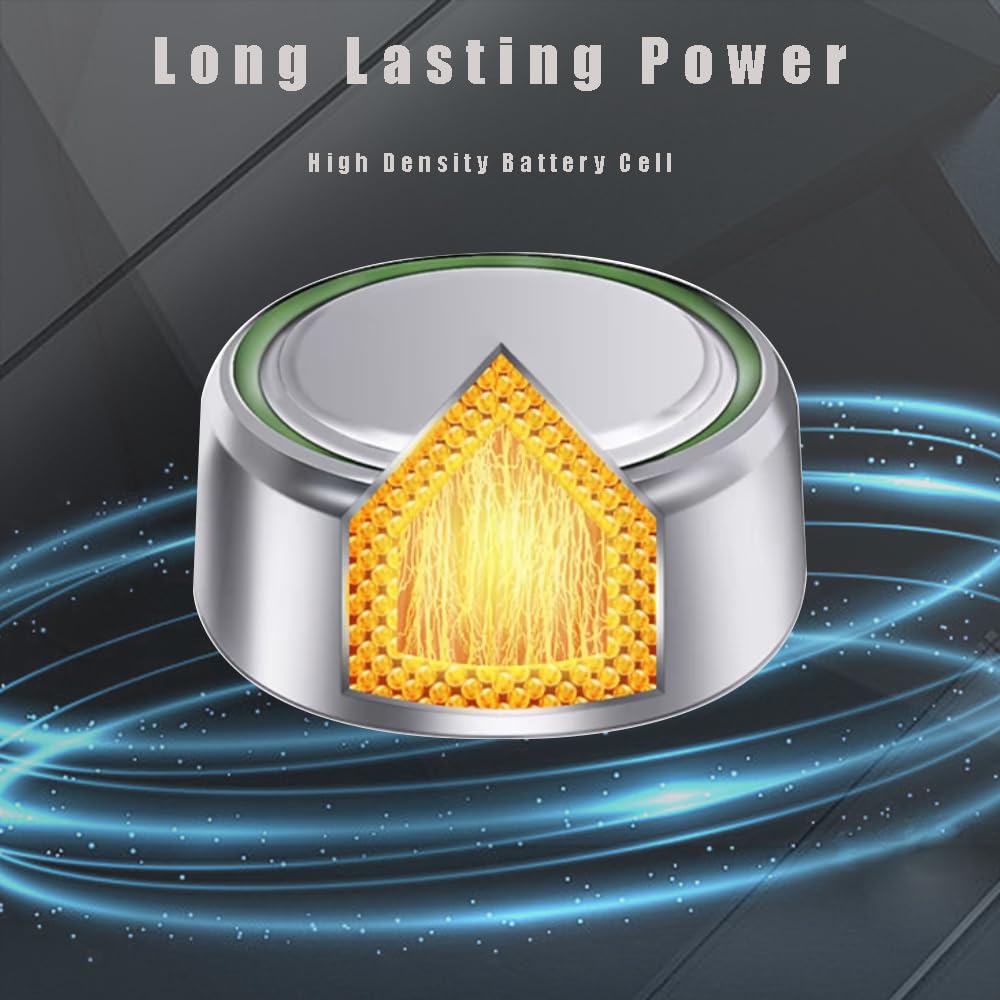 HoootCell AG10 Battery LR1130 Battery L1131f Batteries 1.5 V L1131 SR1130 389/390 G10 LR54 Button Cell Alkaline Coin Cell Watch Batteries 10 Pack