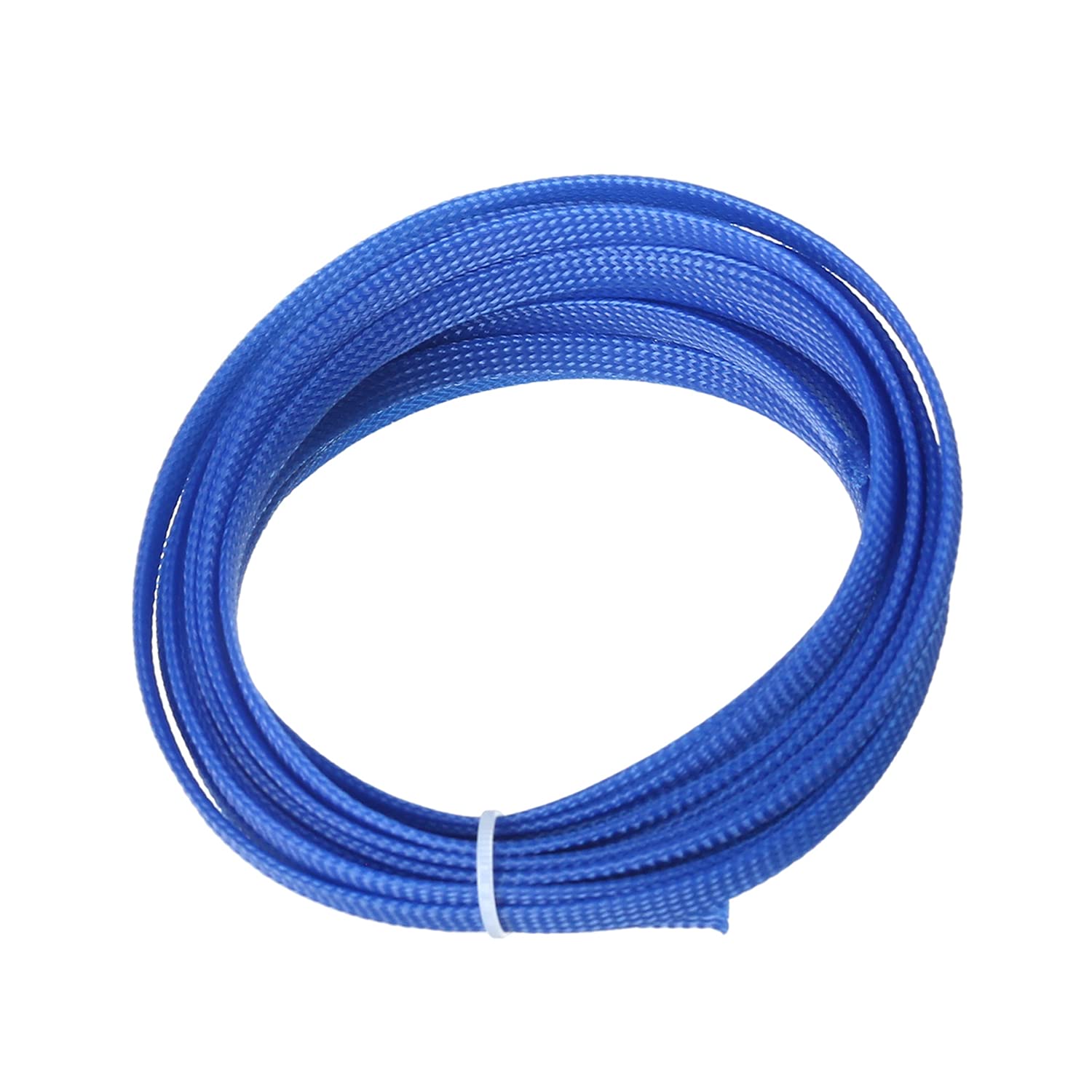 Othmro 1Pc Cable Tidy Sleeve, 5m Cable Protector, Desk Cable Management Cable Organizers Wire Tidy for TV/PC USB Cable, Pet Cable Protector, Blue (Width: 8mm)
