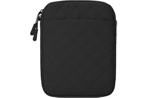 CAYEELU Padded Sleeve Pouch for 6.8-7 Inch eBook/E-Reader/Kindle (Black)