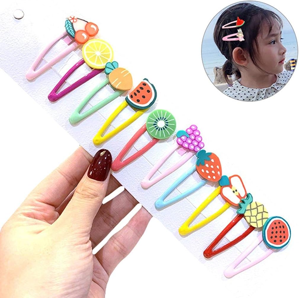 ComvIP 10/50 Colourful Plastic Hair Clips Fruit (10pcs) Amazon.co.uk