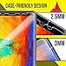 DeltaShield BodyArmor (2-Pack) (Case Compatible Design) Screen Protector for Samsung Galaxy Note 8 Military-Grade Clear Anti-Bubble TPU Film