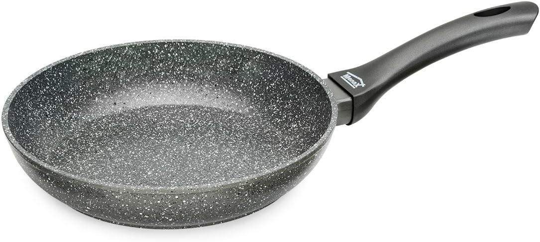 Menax Focus - Forged Aluminum Frying Pan - Nonstick 5-Layer Coating Stone Design - Ø 26 cm