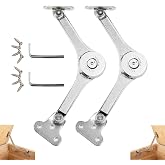 Toy Box Hinges Soft Close - Lid Support Heavy Duty Chest Soft Close Hinges for Wooden Box, Support 50lb/2pcs (APFFSY)