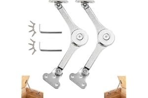 Toy Box Hinges Soft Close - Lid Support Hinges Heavy Duty, Soft Close Hinges for Chest Toy Box, Lid Stay Support 50lb/2pcs (A
