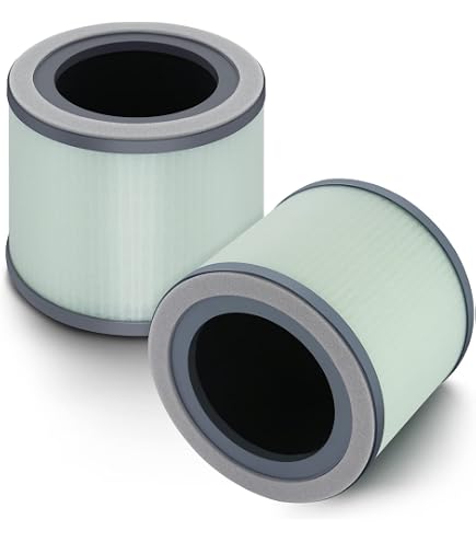 PUREBURG Ersatzfilter 4er-Pack – H13 HEPA + Aktivkohle, Für AromaRoom E-400 & Vewiror ClearAir-A7