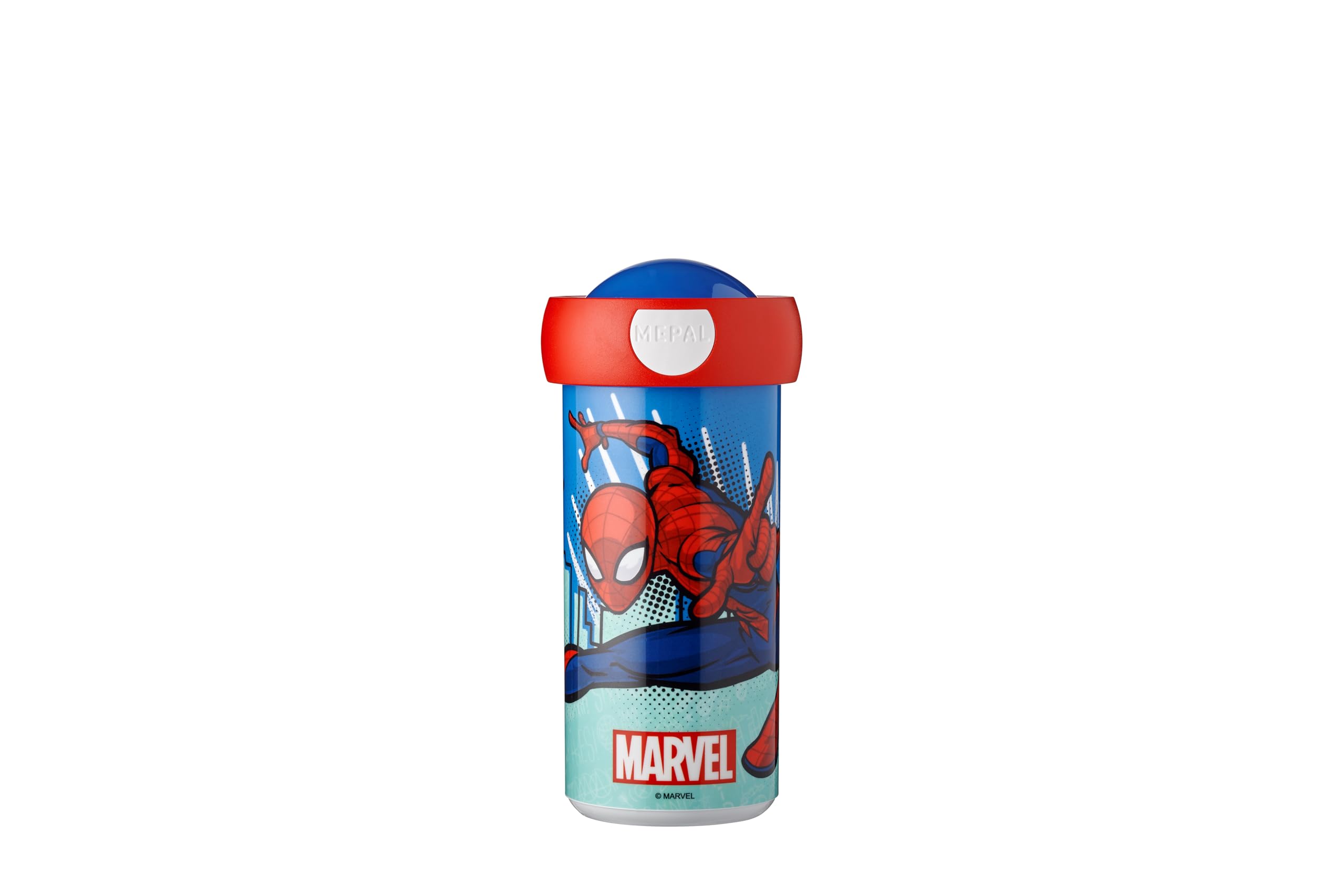 Mepal Campus 107420065396 Children's Bottle with Screw Cap, Plastic / ABS - Spiderman, 107420065396, Blue/Red,300 ml