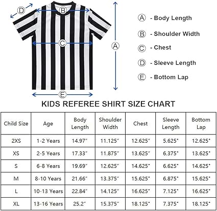 kids referee shirt