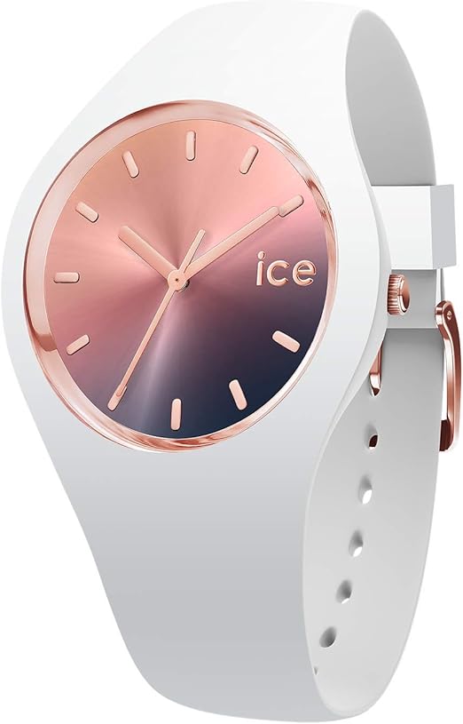 Amazon Com Ice Watch Womens Analogue Quartz Watch With Silicone Strap 15749 Ice Watch Watches