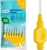 TePe Interdental Brushes Fine Set of 24 0.7 mm Yellow