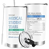Farecnt Med School Tumbler - Future Doctor Gift for Medical Students - Stainless Steel Coffee Mug With Lid 20 Oz