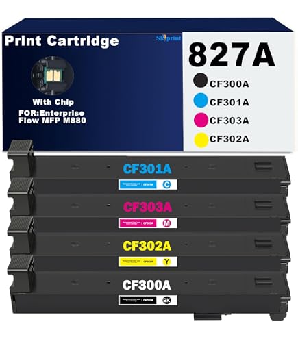 Amazon.com: 827A Toner Cartridges 827 CF300A CF301A CF302A CF303A
