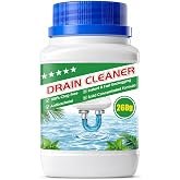 Drain Clog Remover Powder for Hair and Grease, Sink Drain Opener, 9.4 oz | Granular Pipe Cleaner for Hair, Grease, Food and Soap Scum in Kitchen Sinks, Bathroom Drains, Showers and Tubs, Up to 6 Uses
