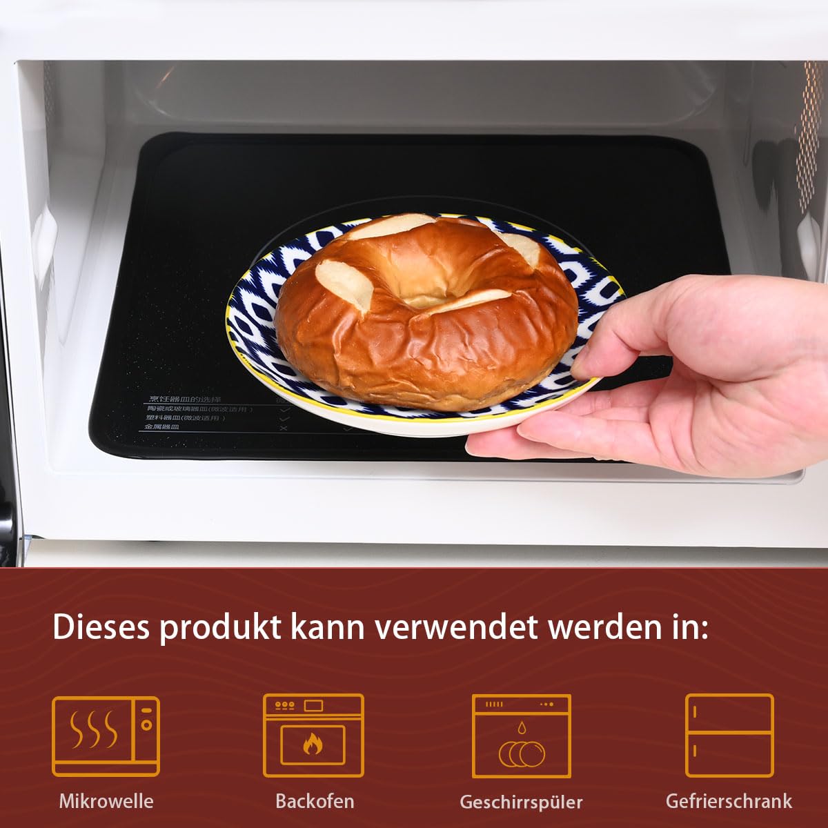 WishDeco Kuchenteller 6er Set, Kleine Dessertteller 15cm, Porzellan Salatteller, Bunte Frühstücksteller, Mini Speiseteller für Pasta, Obst, Brot 6